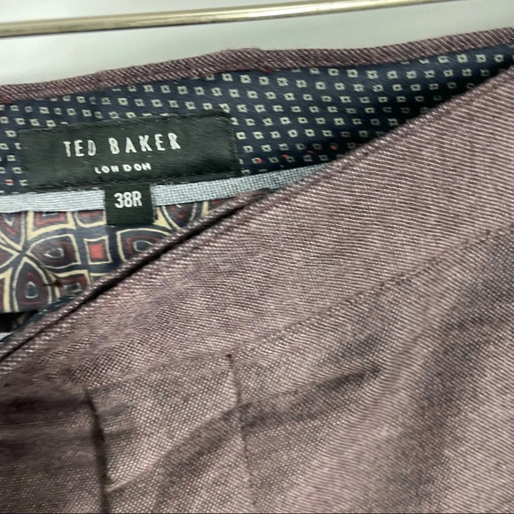 Ted Baker 38 x 30 mauve purple color dress slacks. - Picture 3 of 3
